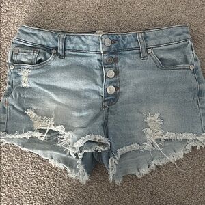 Altar'd State Light Blue Jean Shorts
